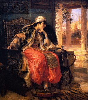 The king thinking